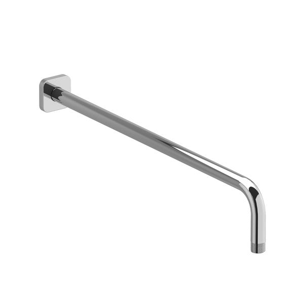 Chrome wall-mounted towel bar with a sleek design.