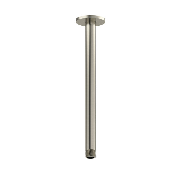 A vertical metal post with a circular base.