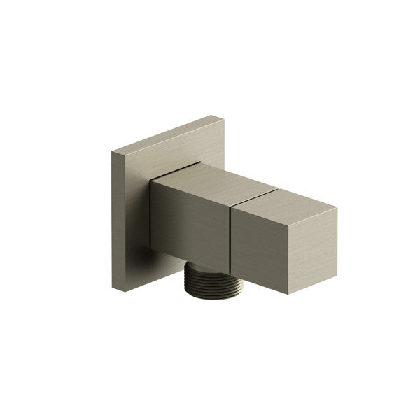 Modern square-shaped wall-mounted faucet connector