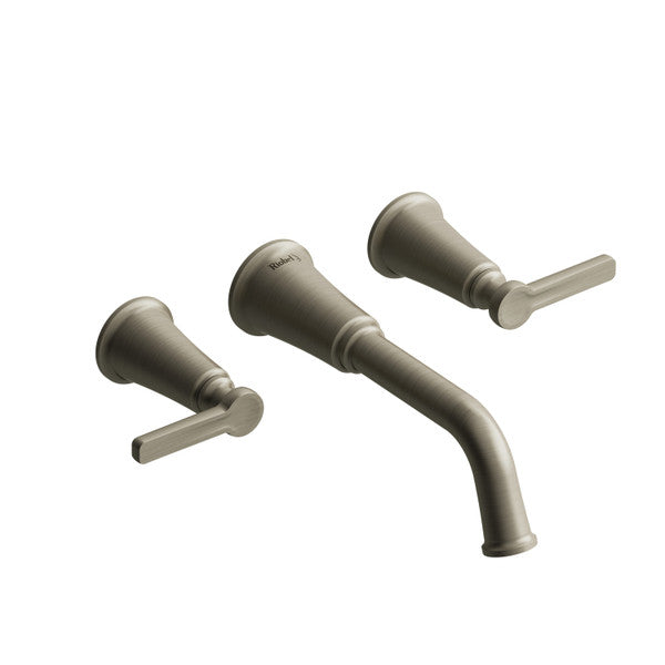 Wall-mounted faucet with two handles