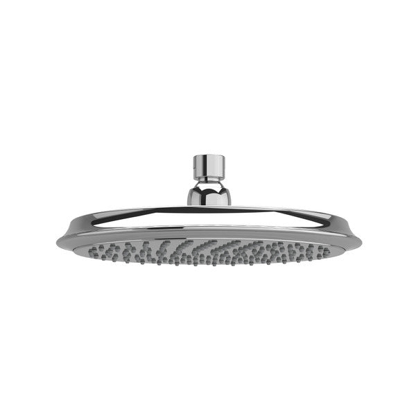 Chrome rain shower head