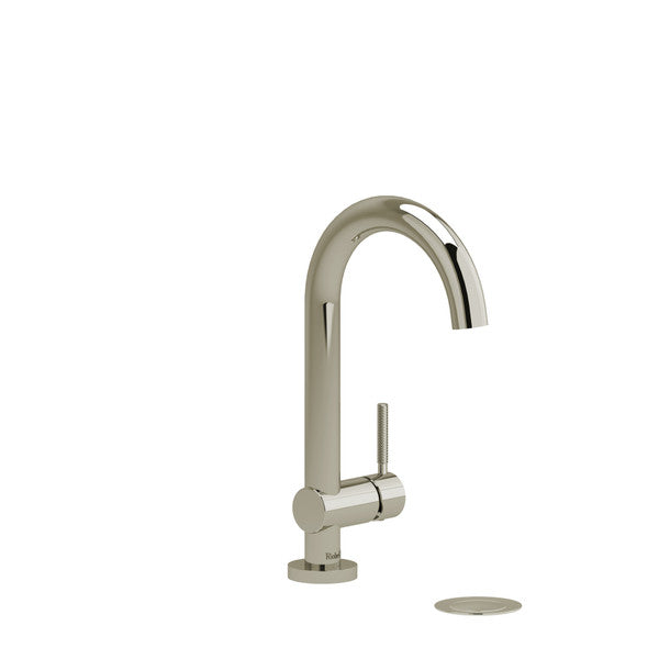 Modern kitchen faucet in polished finish