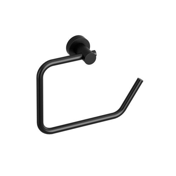 Black toilet paper holder