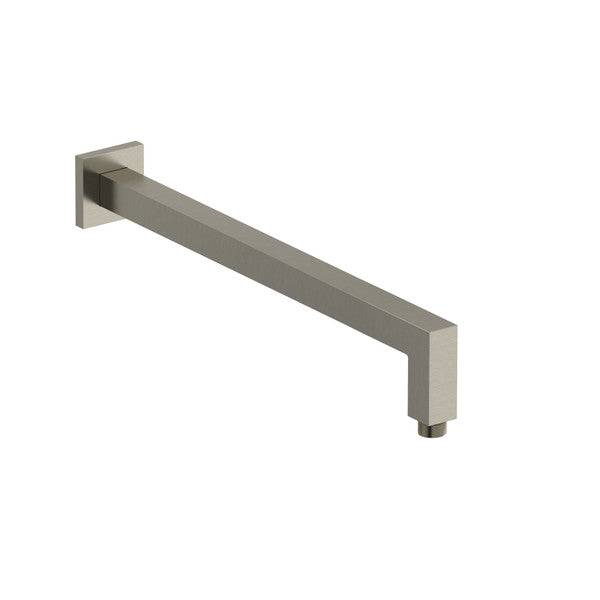 Modern straight shower arm in a matte finish