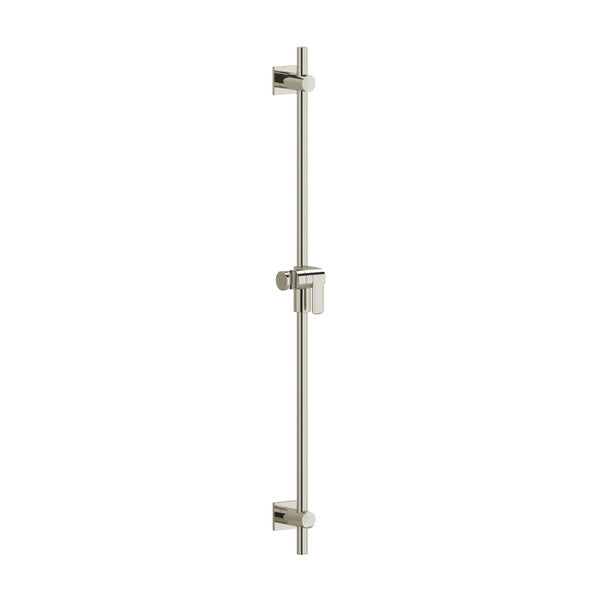 Chrome shower slide bar