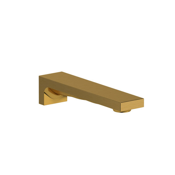 Modern gold faucet spout