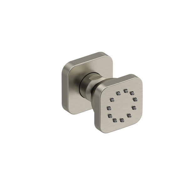 Square metallic showerhead with multiple nozzles