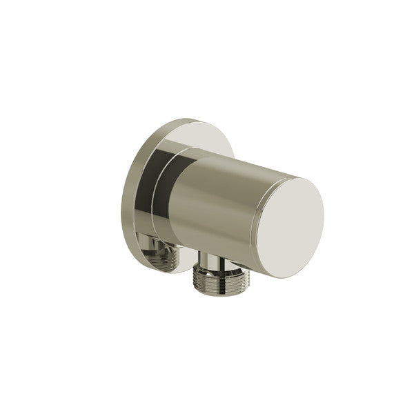 Chrome wall-mounted pipe fitting for plumbing