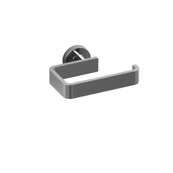 Modern gray towel holder mounted on a wall
