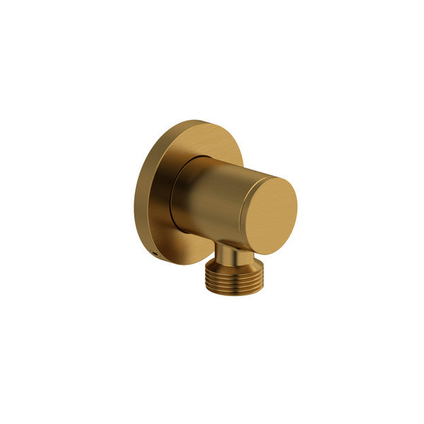 Gold brass wall-mounted water outlet fitting