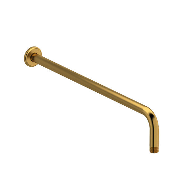 Gold wall-mounted shower arm