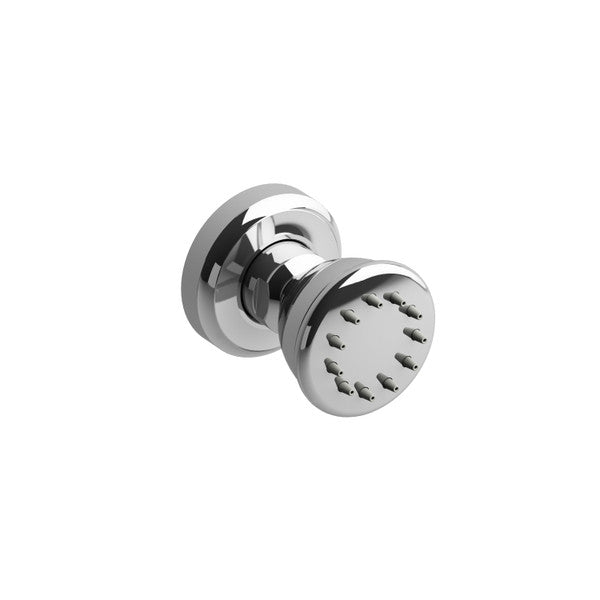 Polished chrome showerhead knob