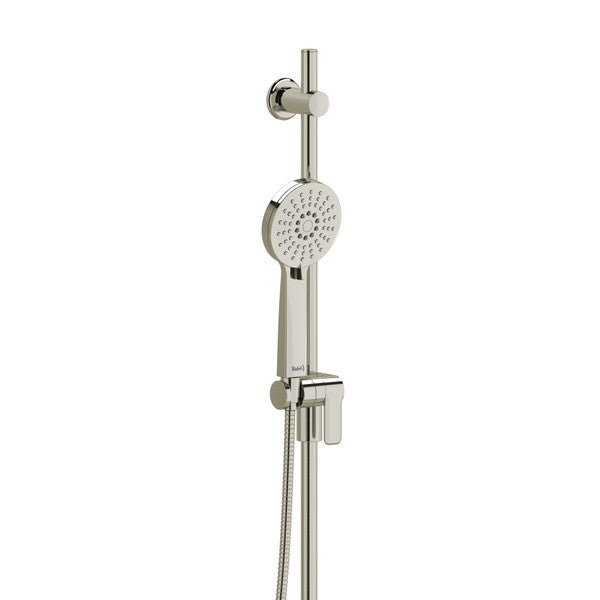 Modern showerhead with adjustable height and multiple spray settings