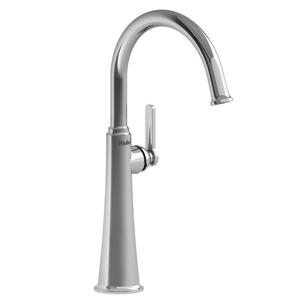 Modern chrome kitchen faucet