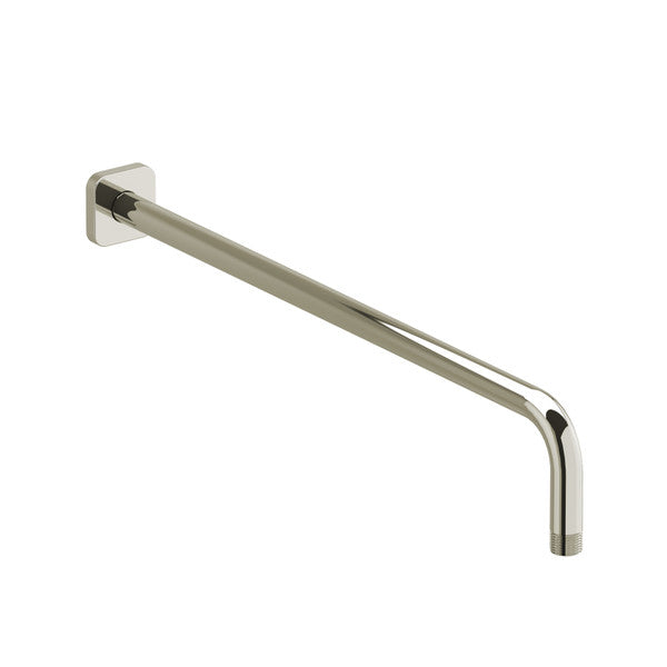 Chrome shower arm with wall mount