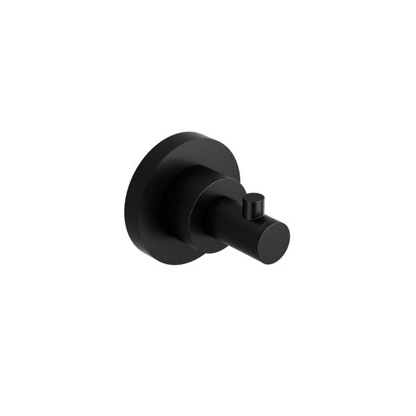 Black wall-mounted hook