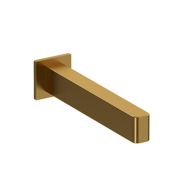 Golden rectangular bar with a flat end