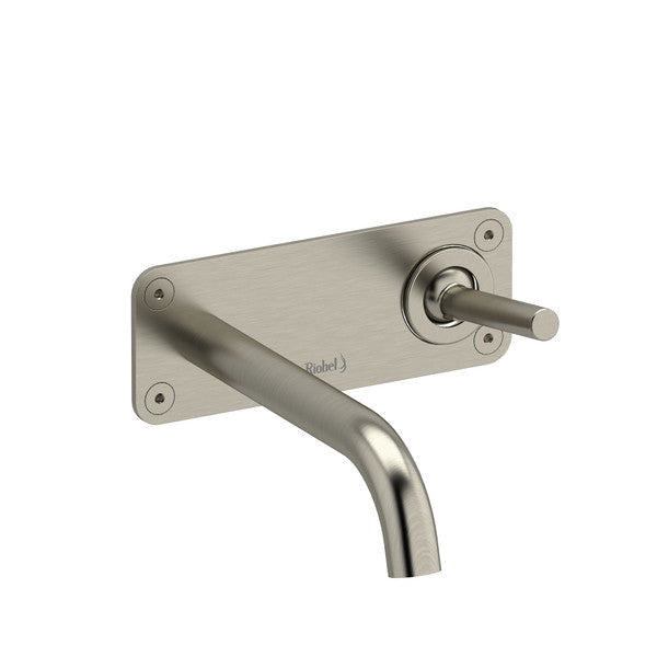 Modern wall-mounted faucet with a sleek design.
