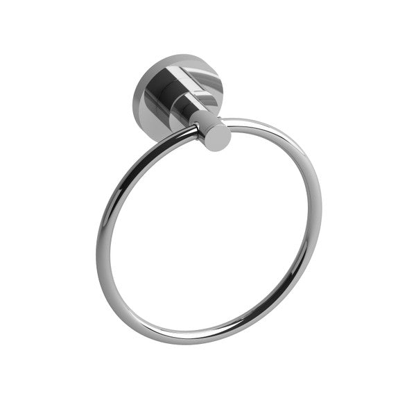 Chrome bathroom towel ring