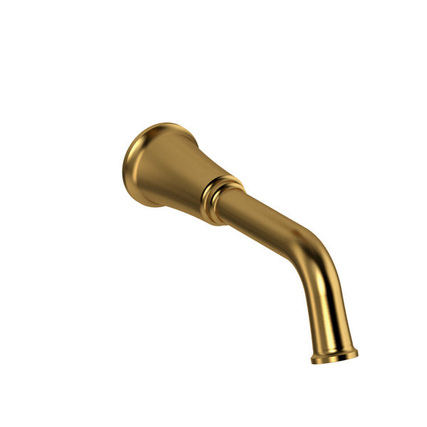 Gold faucet spout