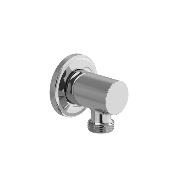 Chrome-plated wall-mounted shower arm bracket