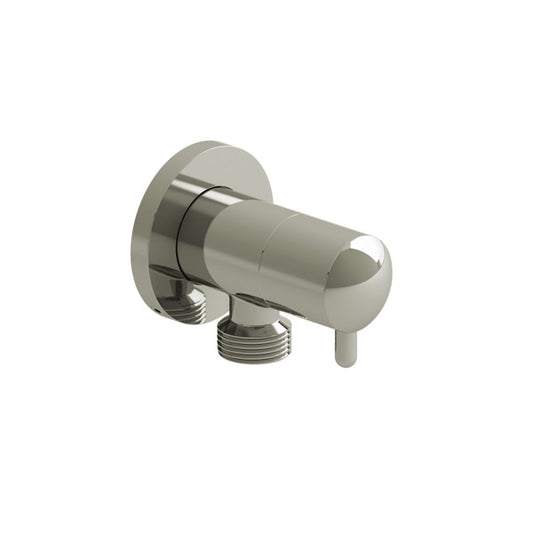 Chrome wall-mounted shower diverter valve