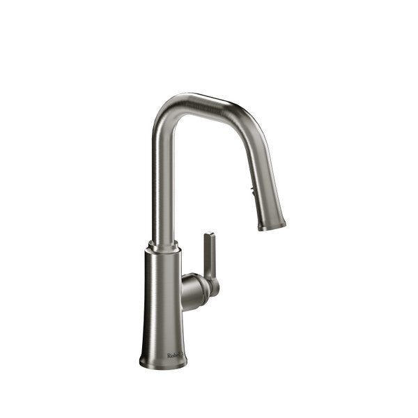 Modern stainless steel kitchen faucet