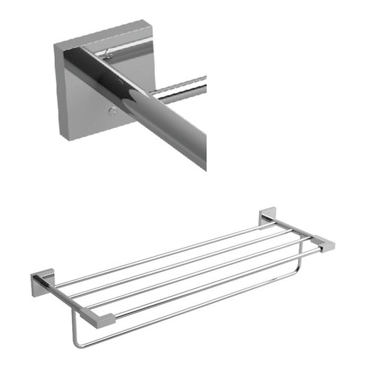 Kubik 24" Towel Bar With Shelf