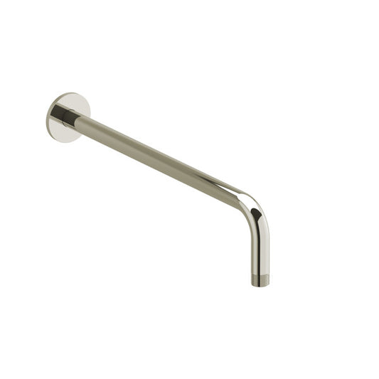 Chrome shower arm.