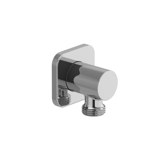 Chrome wall-mounted shower valve